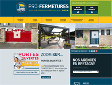 Tablet Screenshot of pro-fermetures.fr